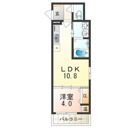 加美駅 徒歩13分 2階の物件間取画像